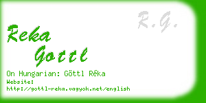 reka gottl business card